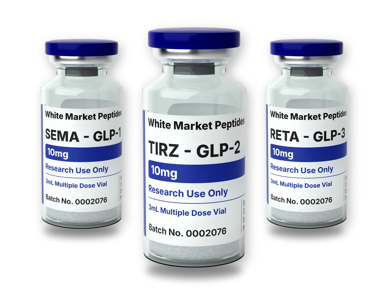 GLP research vials